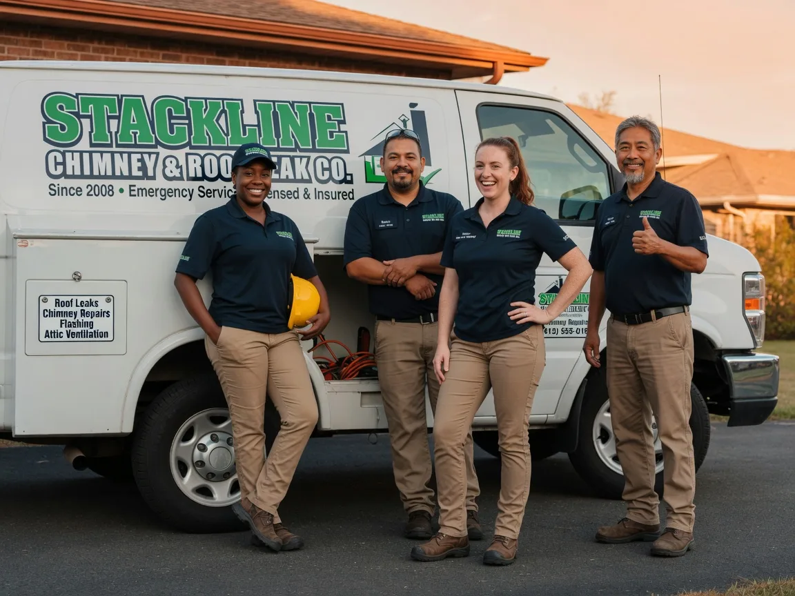 Chimney flashing repair company in Bradley, SD